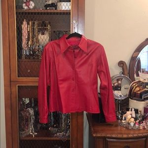 Nicola Berti genuine leather top/jacket